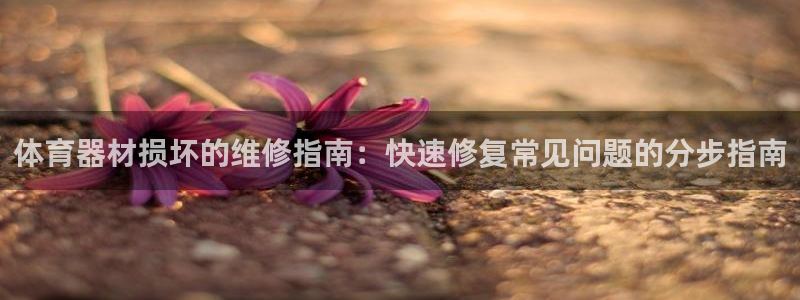 星欧娱乐是正规平台吗：体育器材损坏的维修指南：快速修