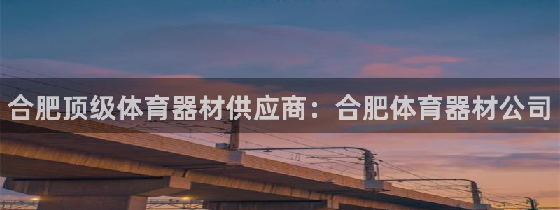 星欧娱乐是正规平台吗：合肥顶级体育器材供应商：合肥体