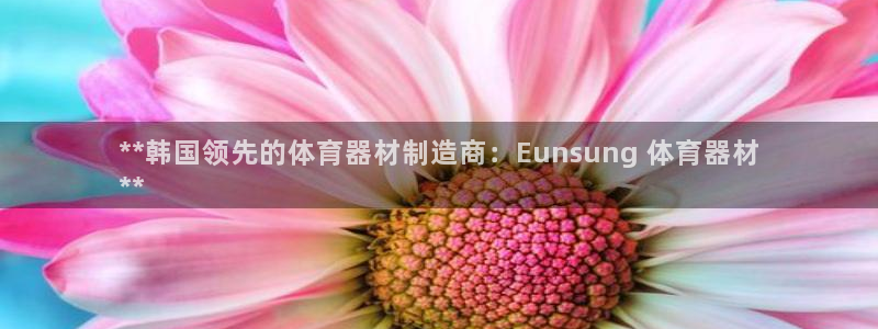 星奥娱乐集团官网：**韩国领先的体育器材制造商：Eu