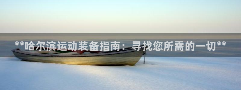 星娱乐包月是干嘛的：**哈尔滨运动装备指南：寻找您所