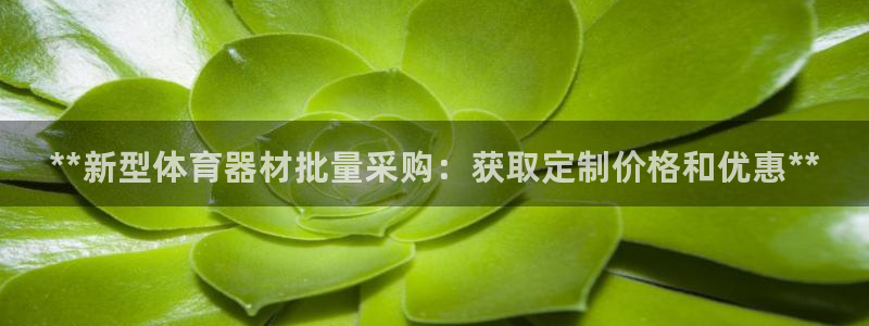 星欧娱乐发7O777：**新型体育器材批量采购：获取定制价格