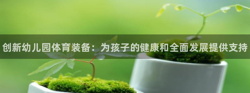 星欧娱乐：创新幼儿园体育装备：为孩子的健康和全面发展提供支持